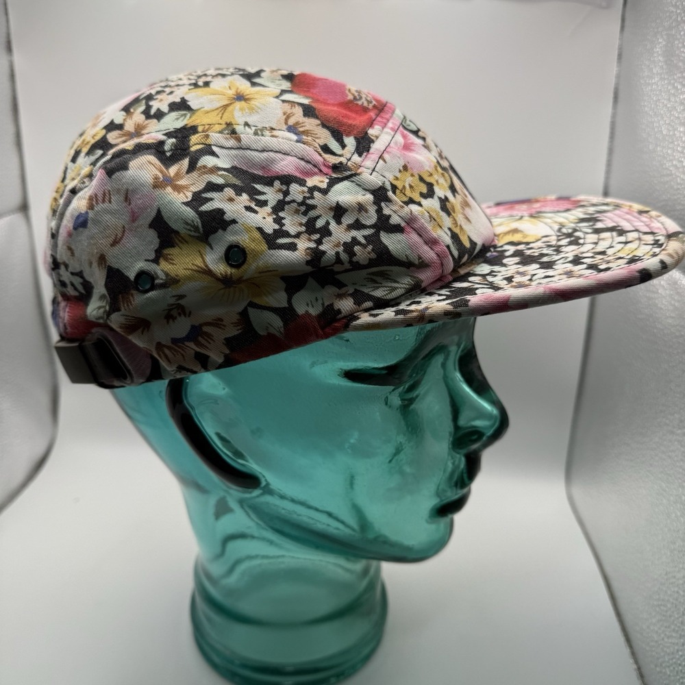 Vintage Hat Club Floral Baseball Cap With Leather Adjustment Strap - Picture 4 of 8